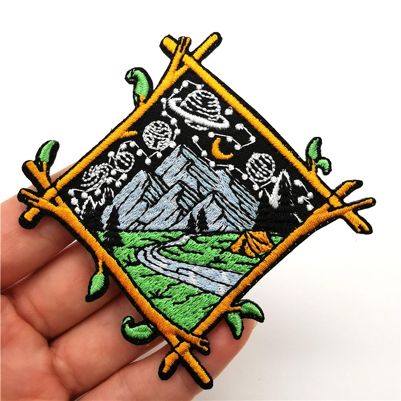 Нашивки с акулой кошкой на одежду аниме вышивка значки мультфильм без лица