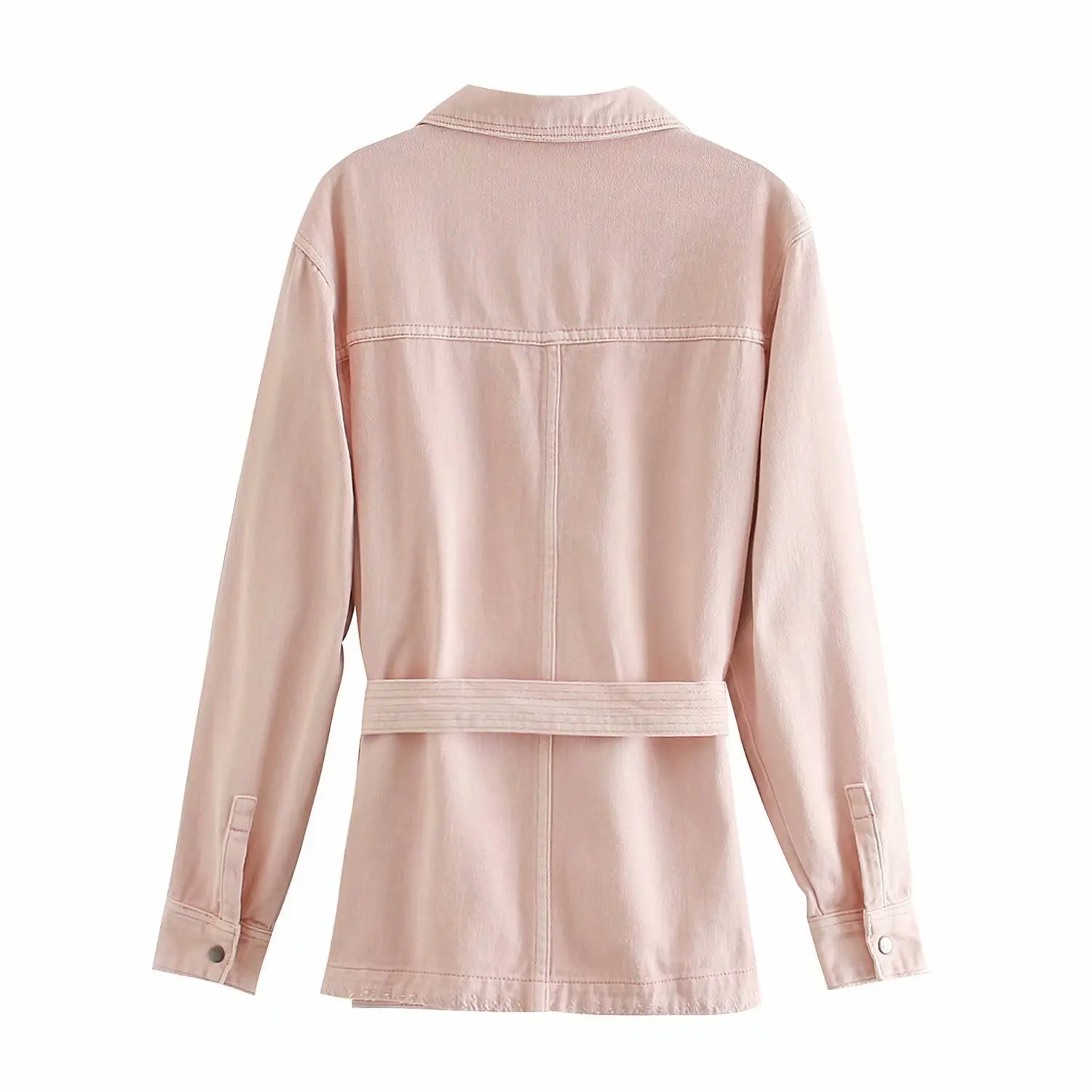 

2020 New Brand Women Fashion Jackets Coats Stylish Loose Outerwear Chic Tops Casual Turn-down Collar Single Breasted Full Solid