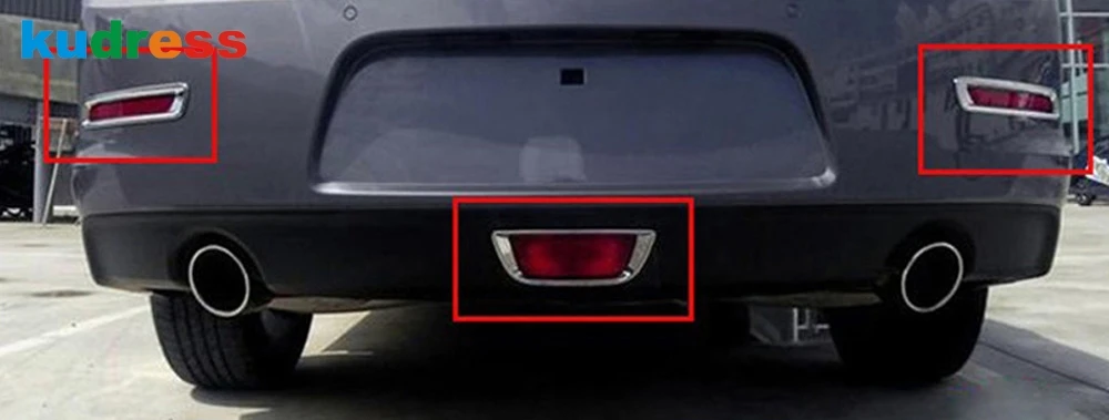 Для Chevrolet Chevy Malibu 2012 ABS хромированный задний противотуманный фонарь декоративная