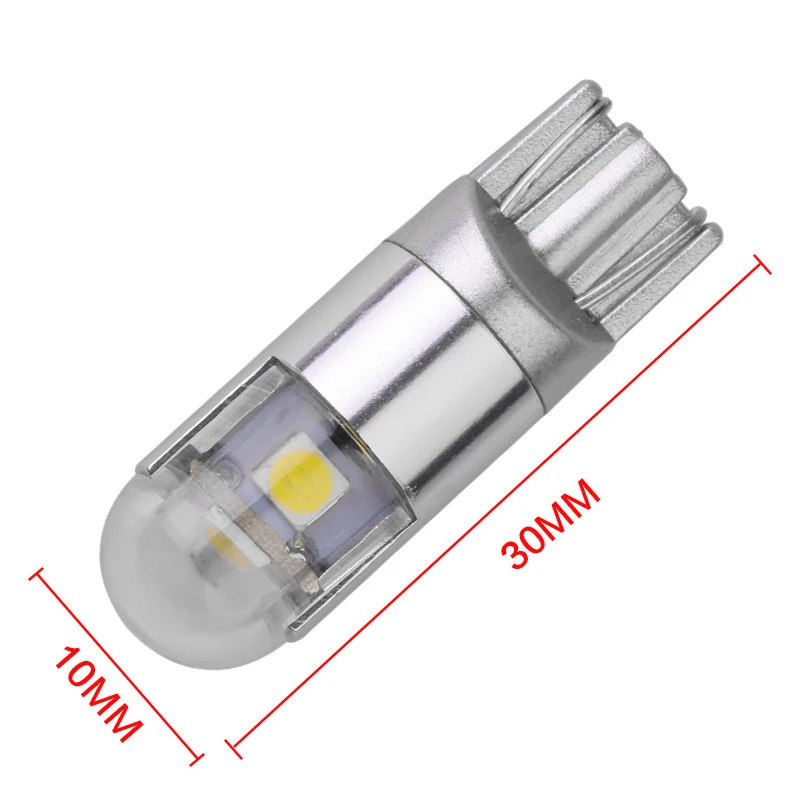 1 pcs New T10 W5W Super Bright LED Wedge Parking Bulbs Car Dome Reading Lamps WY5W 168 501 3030 3smd Auto Turn Side Lights | Автомобили и