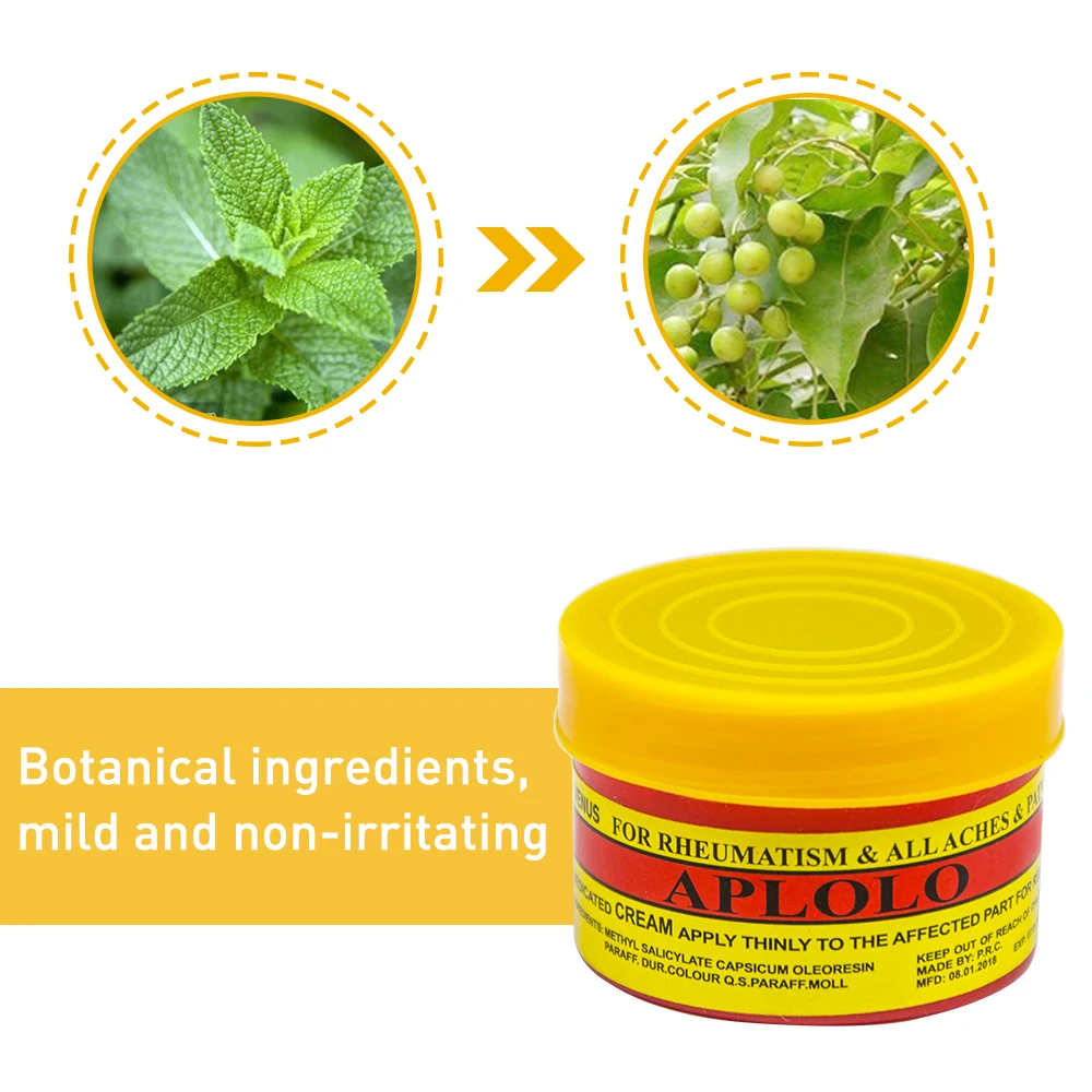 

Sumifun 1Pcs Cool Oil Refresh Brain Drive Out Eliminate Bad Smell Treat Headache Herbal Pain Relief Ointment P0026