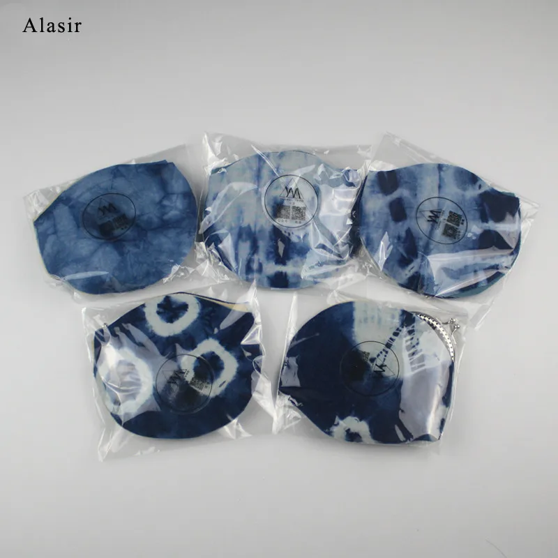 Сумка в рамку Alasir синяя окрашенная ручная работа материал сумка китайское