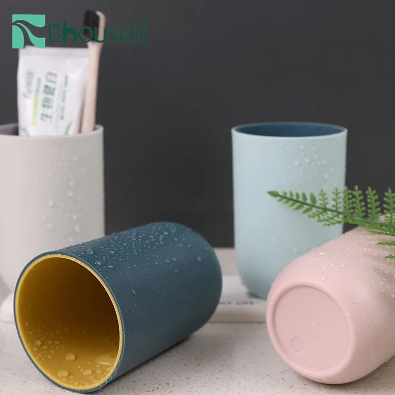 Домашняя двойная чашка для зубной щетки пластиковый органайзер хранения