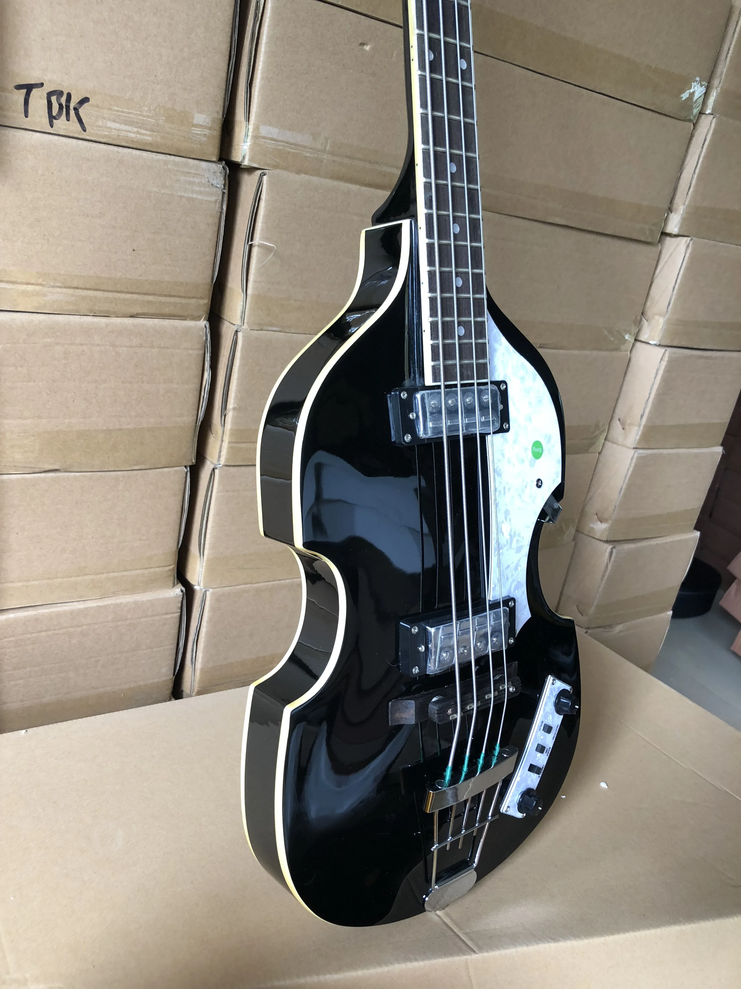 Черный Hofner скрипка бас гитара BB2 икона серии электрический Бесплатная доставка