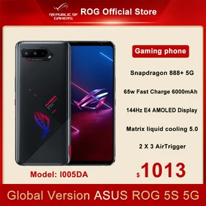 Global Version ASUS ROG 5S Gaming Phone Snapdragon 888+ 144Hz 18GB
512GB 5G 6.78" AMOLED 65W Hyper Charge 6000mAh 64MP