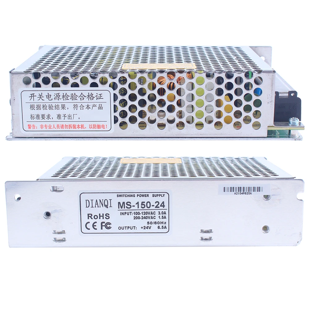 Switching power supply for mini size LED Strip light MS-150-48 unit ac dc converter MS-150W 12V/12.5A 15V/10A 24V/6.5A 48V/3.1A |