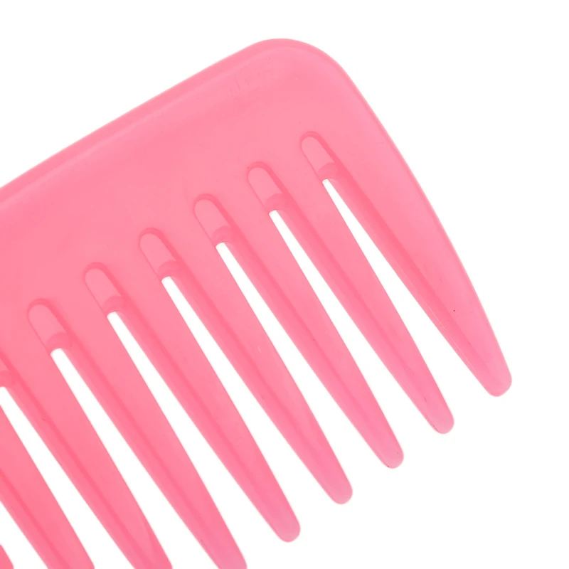 1PC Anti-Static Hair Comb Hairdressing Brushes With Hanger Shower Detangles Large Wide Tooth Professional Salon Make Up | Красота и