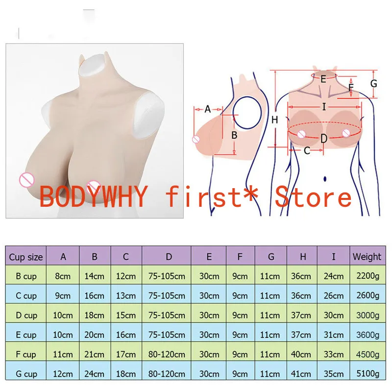 Newest Artificial Silicone Breast Form Fashion False Fake Boobs For Crossdresser Transgender Shemale Drag-Queen Enhancer Cosplay