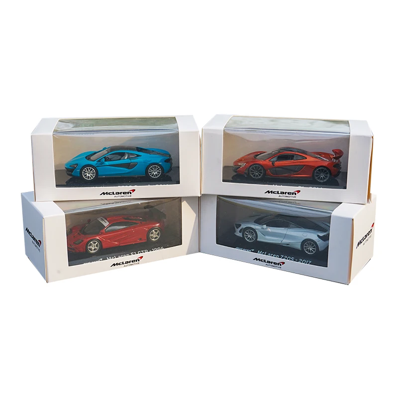 

Diecast Model Cars 1/43 Scale Fine Static P1 570 F1 Alloy Sports Car Simulation Gift Child Adult Collection Display MINI Toys
