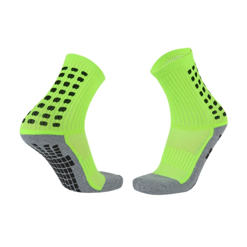 

Мужские толстые спортивные носки, противоскользящие футбольные носки, дышащие резиновые носки с присоской в горошек для взрослых, баскетбо...