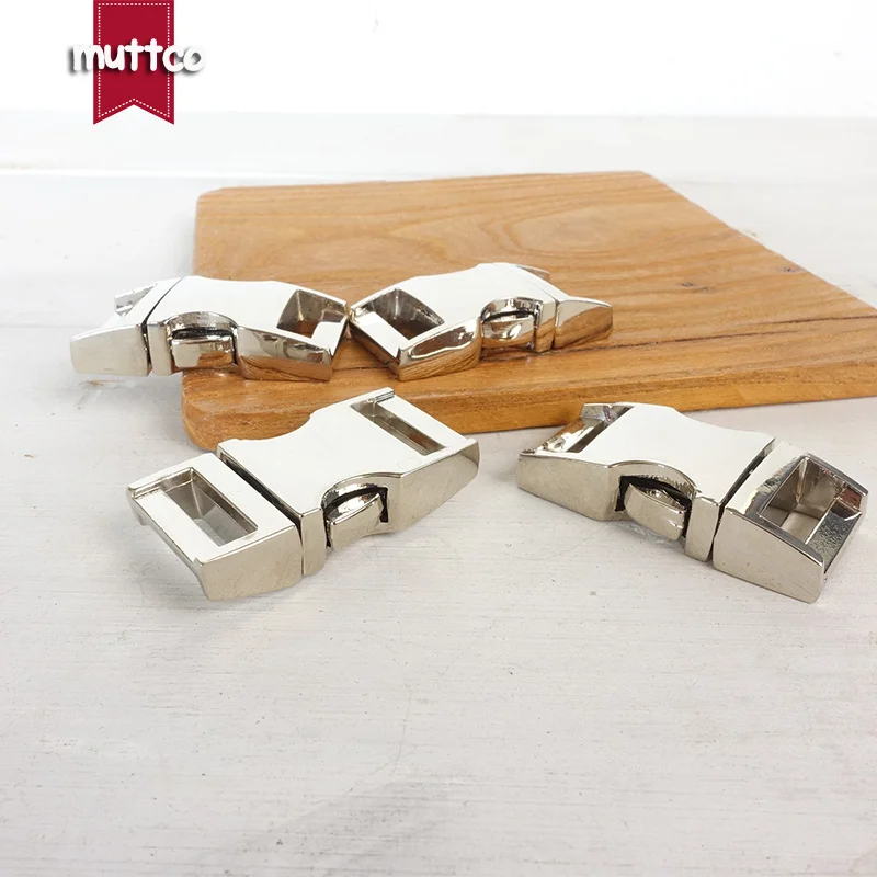 20 шт./лот металлическая изогнутая боковая БЫСТРОРАЗЪЕМНАЯ Пряжка для 15 мм лямки