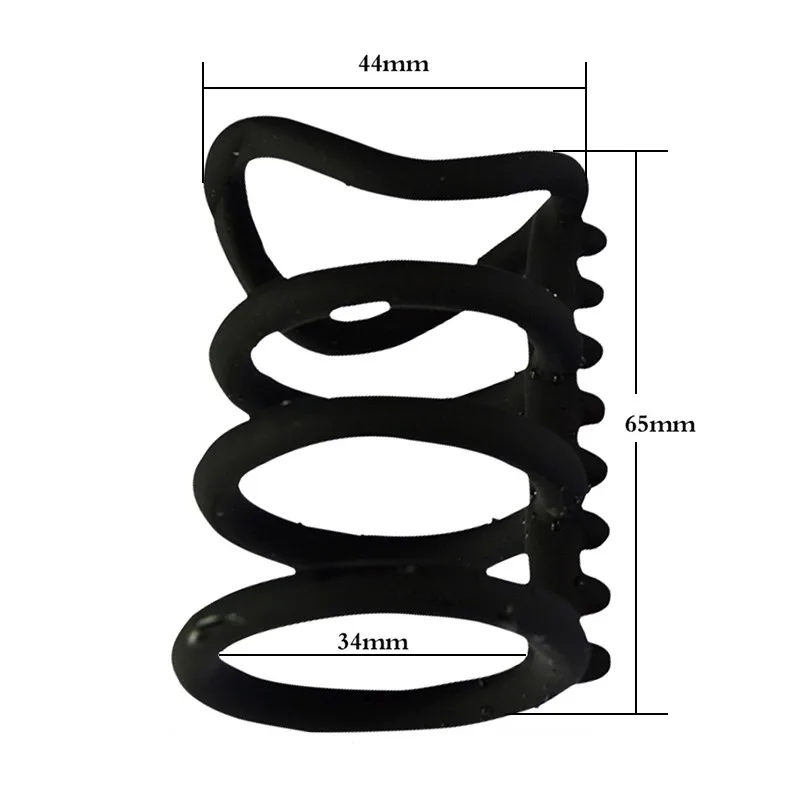 GUIMI четырехкратное кольцо для пениса Задержка эякуляции пенис резиновые кольца