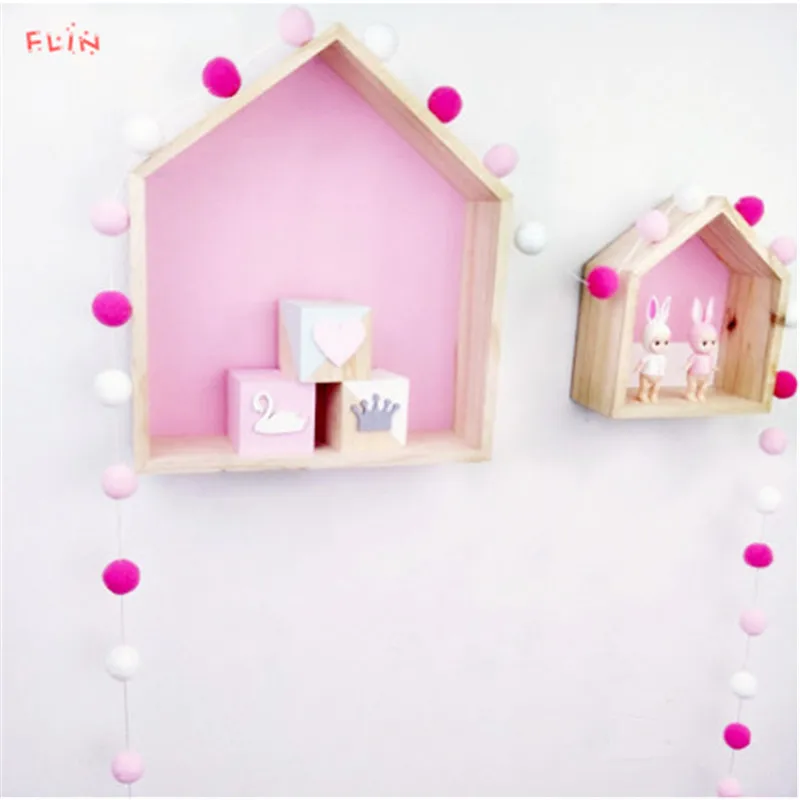 Войлочный мяч украшение гирлянда 30 шт рождественские украшения для вечеринок