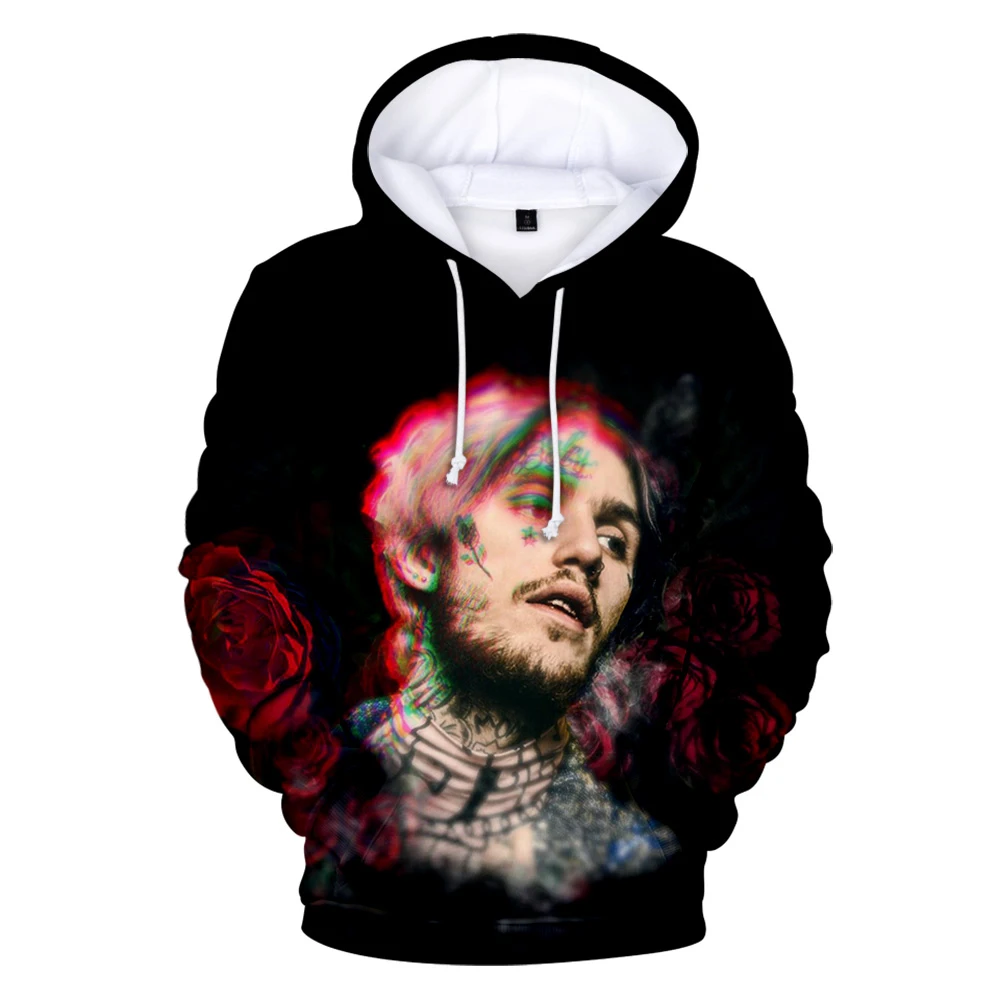 Толстовка с капюшоном Lil Peep для мужчин и женщин Модный повседневный свитшот