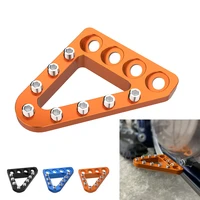 motorcycle brake pedal tip pads adjustable for ktm 250 350 450 500 sxf factory edition xcf sx xc excf exc xcw tpi 2017 2022