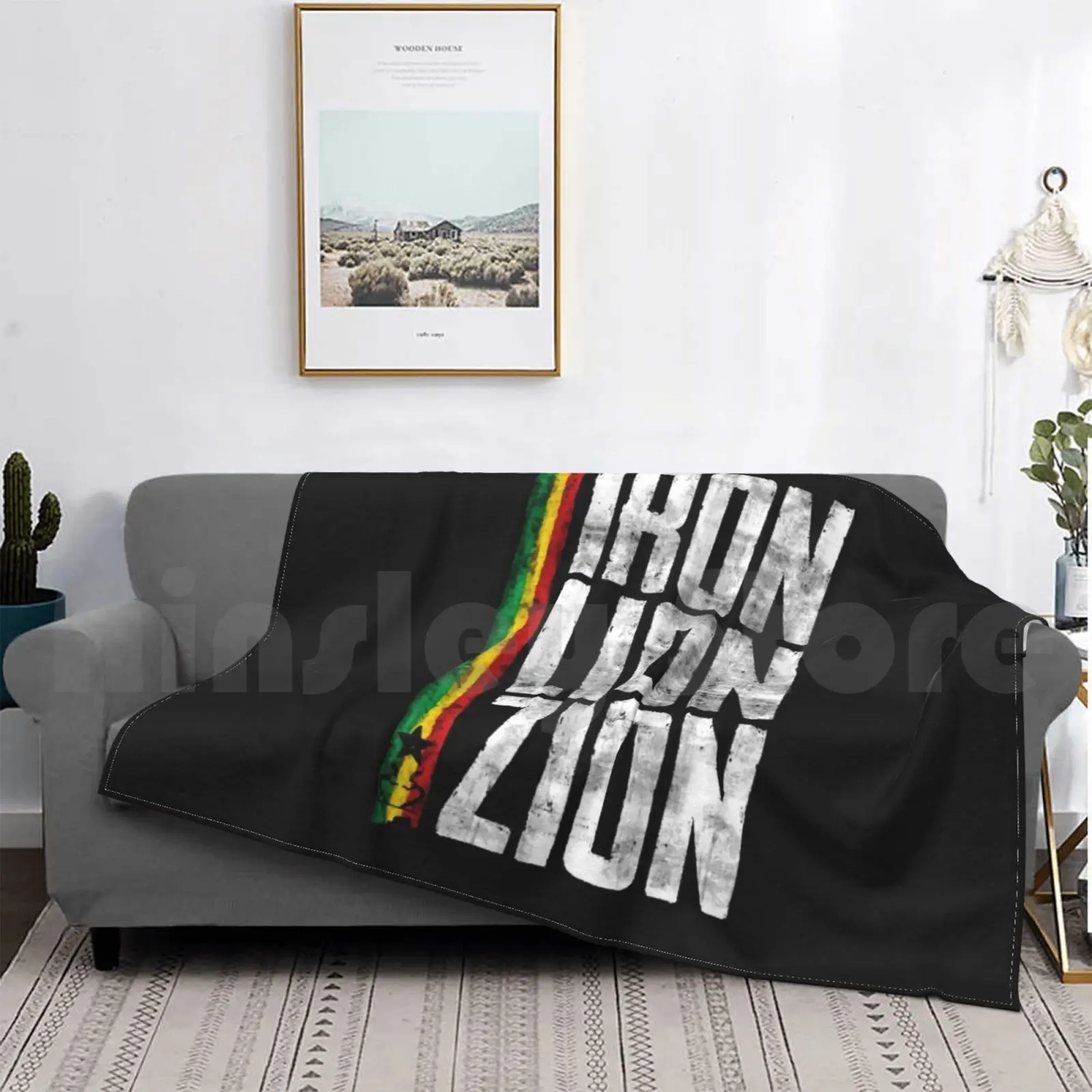 Модное одеяло из железного льва Zion Reggae персонализированное Rasta Ragga Irie Ska Kingston Music You