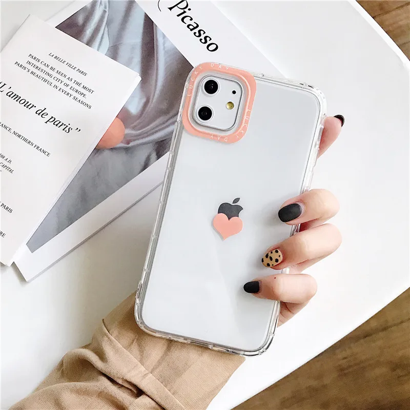Милый прозрачный чехол для телефона с фруктами IPhone 11 Pro Max XS X XR 8 7 6 6S Plus Xmax простой |