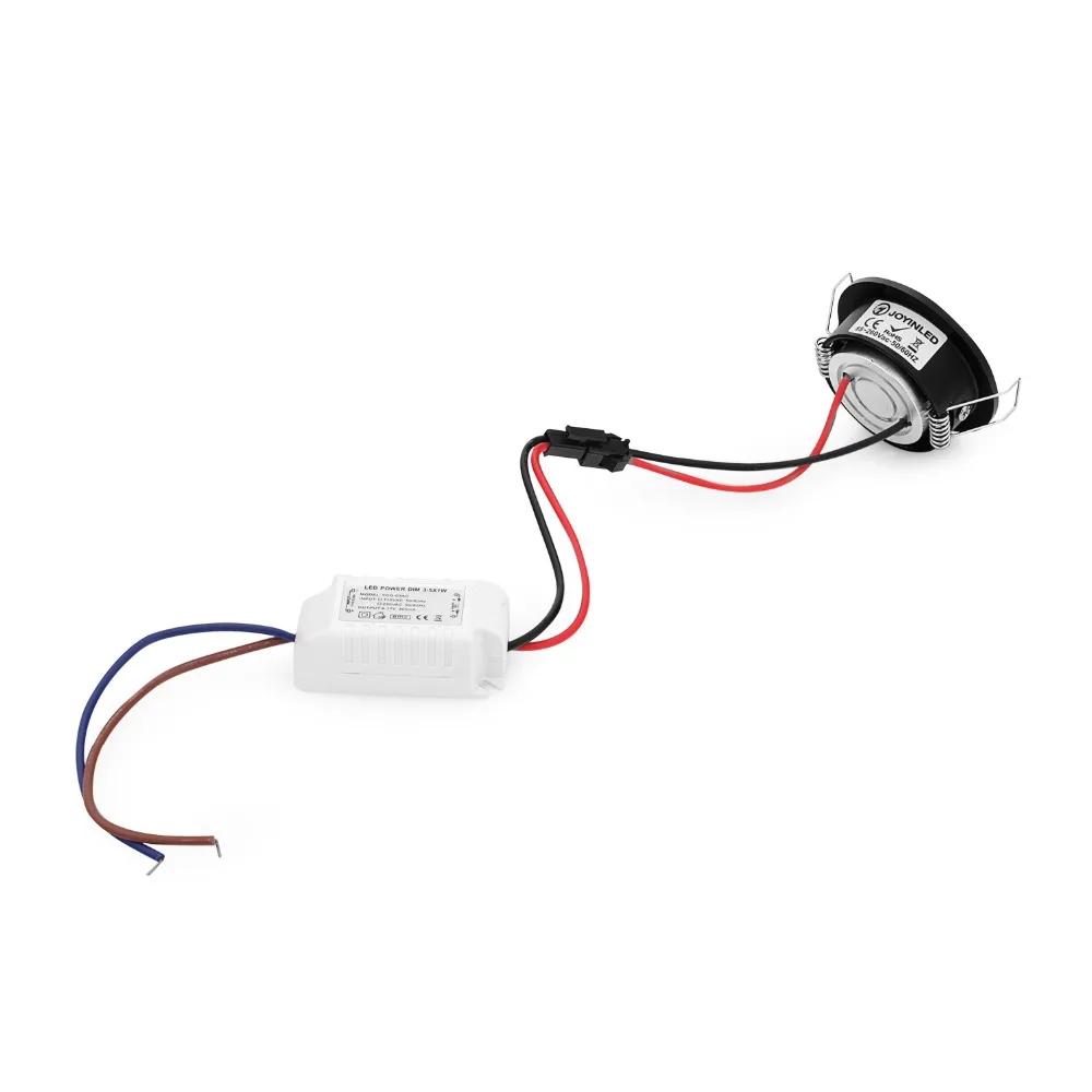 10 шт. Фабричный светодиодный потолочный светильник 3 Вт Светодиодный