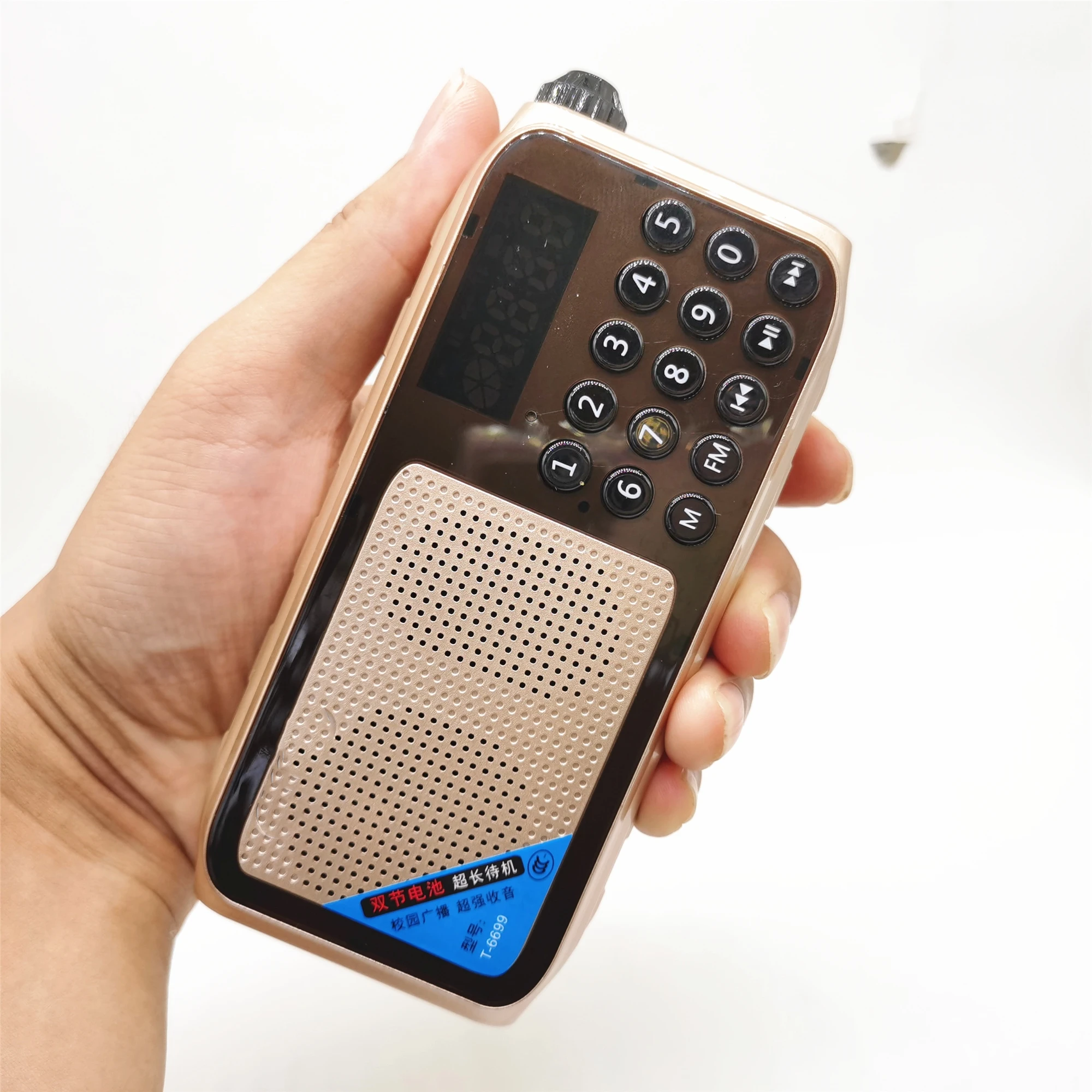 Bluetooth-колонка с 2 аккумуляторами FM-радио MP3 музыкальный плеер Портативный