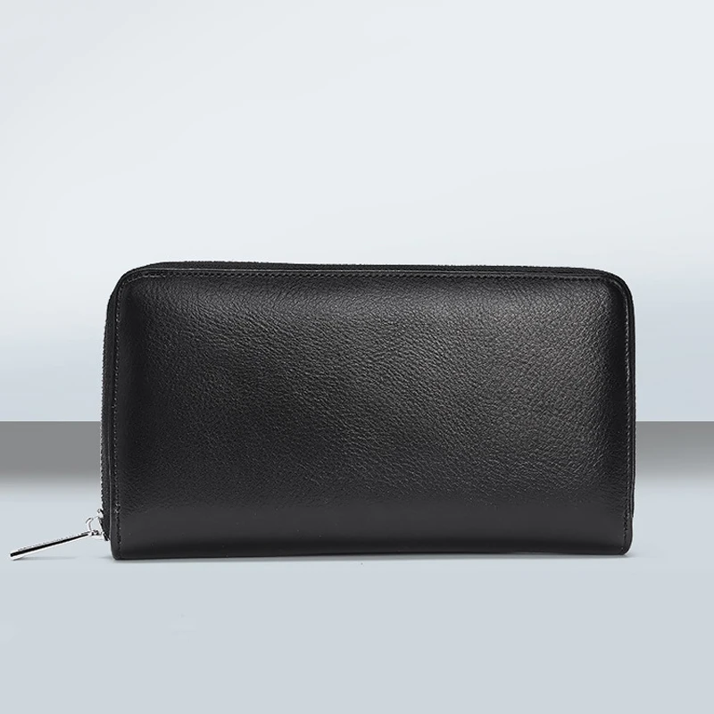 Женский кошелек мужской из натуральной кожи большие кожаные бумажники дамская