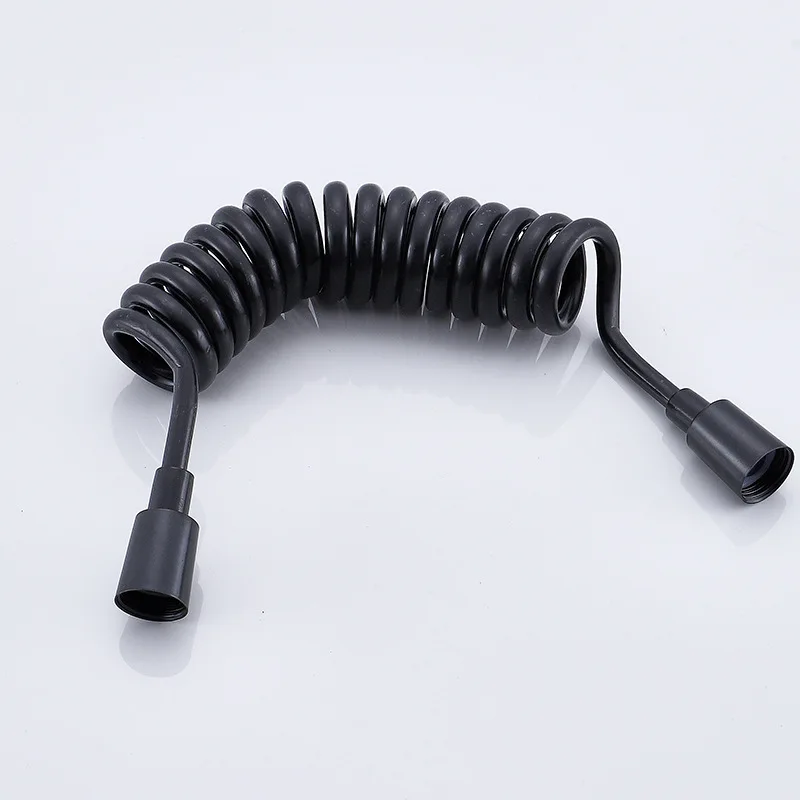 Матовый черный смеситель для ванной комнаты кран душа мойка угловой клапан