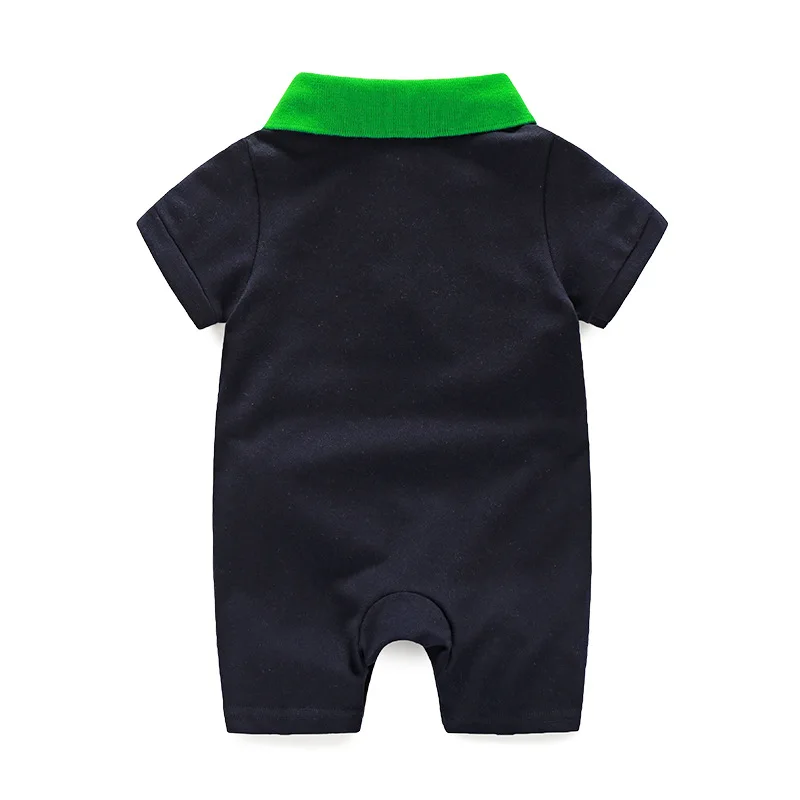 Детский комбинезон из 100% хлопка с коротким рукавом на возраст 0-24 месяца | Мать и