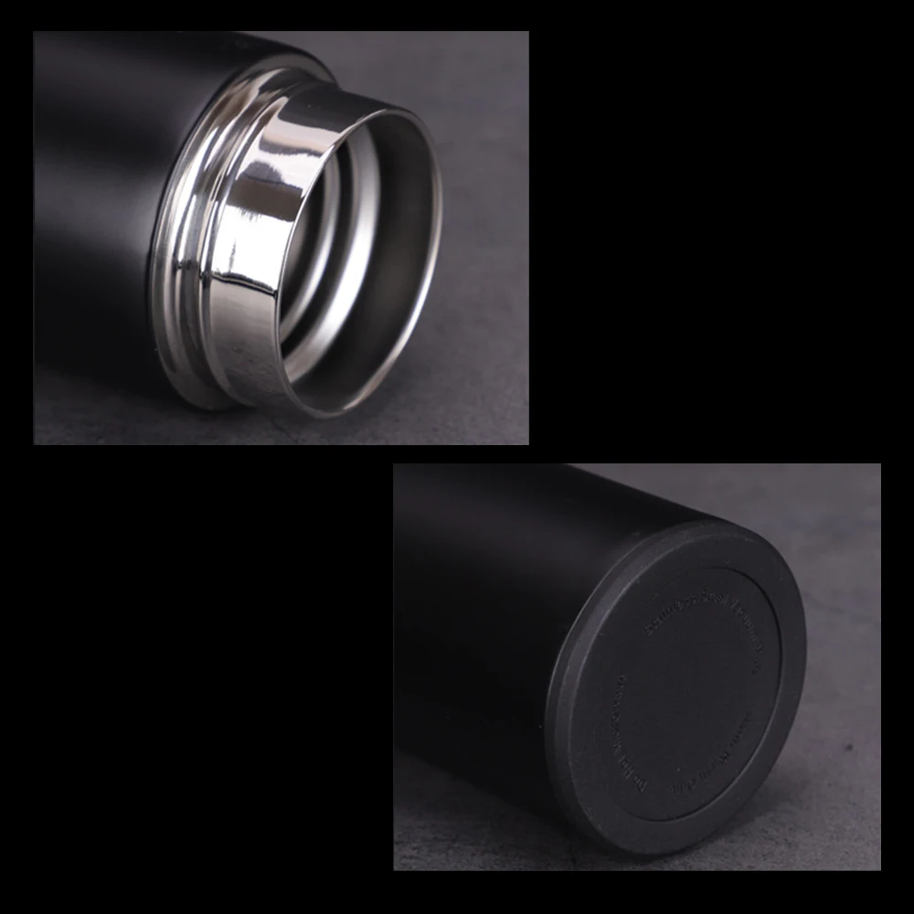 Светодиодная цифровая умная Вакуумная чашка из нержавеющей стали термобутылка