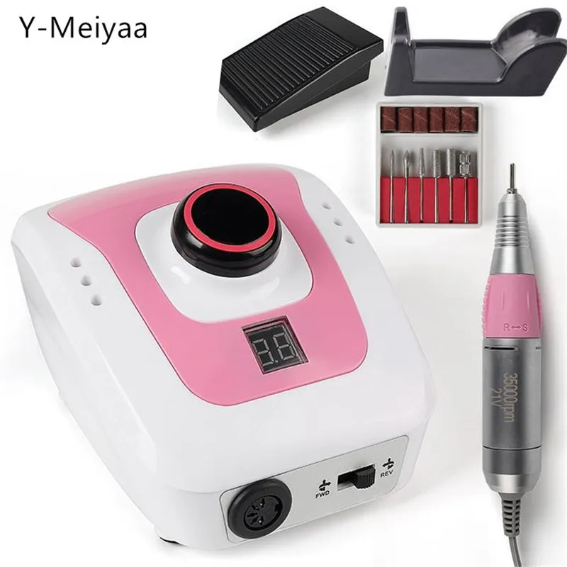 35000RPM 65W Electric Nail Drill Machine Manicure Machine Milling Cutter For Manicure Pedicure Accessories Nail Art Tool 20#