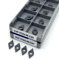 dcmt070204 sm ic907 ic908 external turning tool metal turning tool cnc insert lathe tool carbide tool dcmt 070204