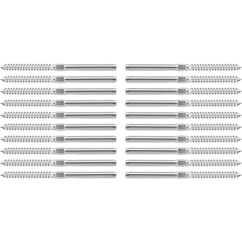 

Винт Swage левый и правый, набор для самостоятельной сборки, подходит для 1,5-дюймовых кабельных перил, фурнитура для кабельных перил из нержаве...