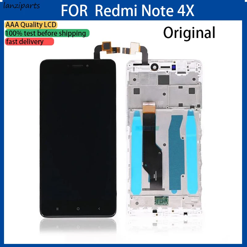 Оригинальное качество для Xiaomi Redmi Note 4X ЖК дисплей с рамкой 5 'без битых пикселей
