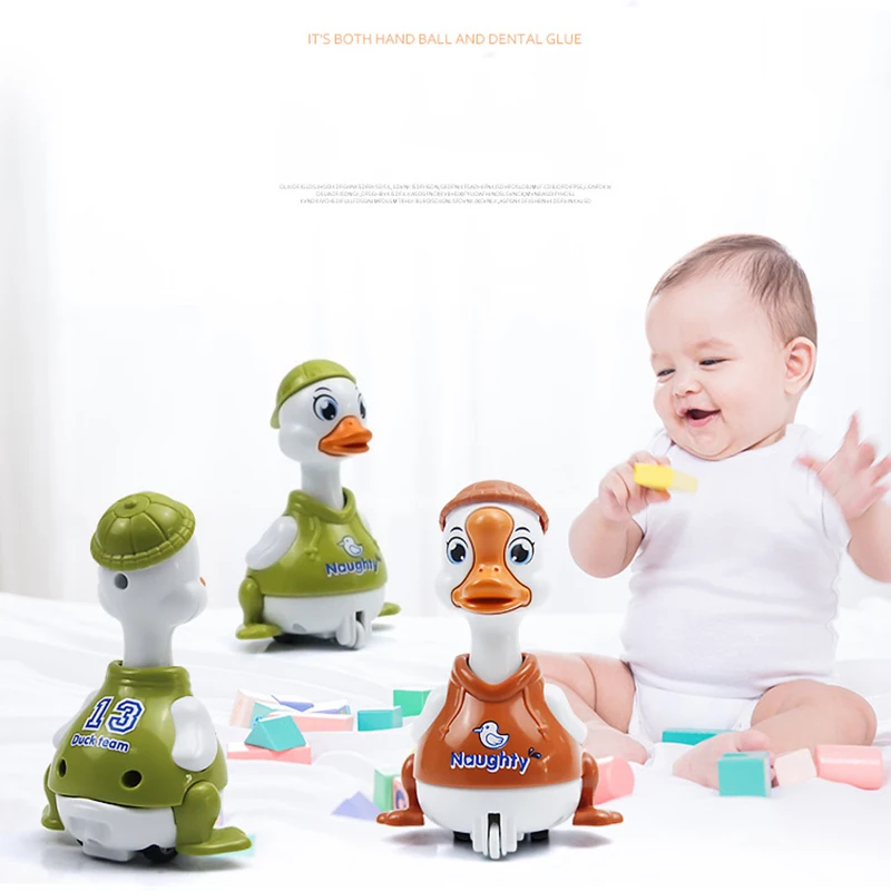 1 шт. Милая инерционная игрушка-погремушка с прижимным усилием Детская