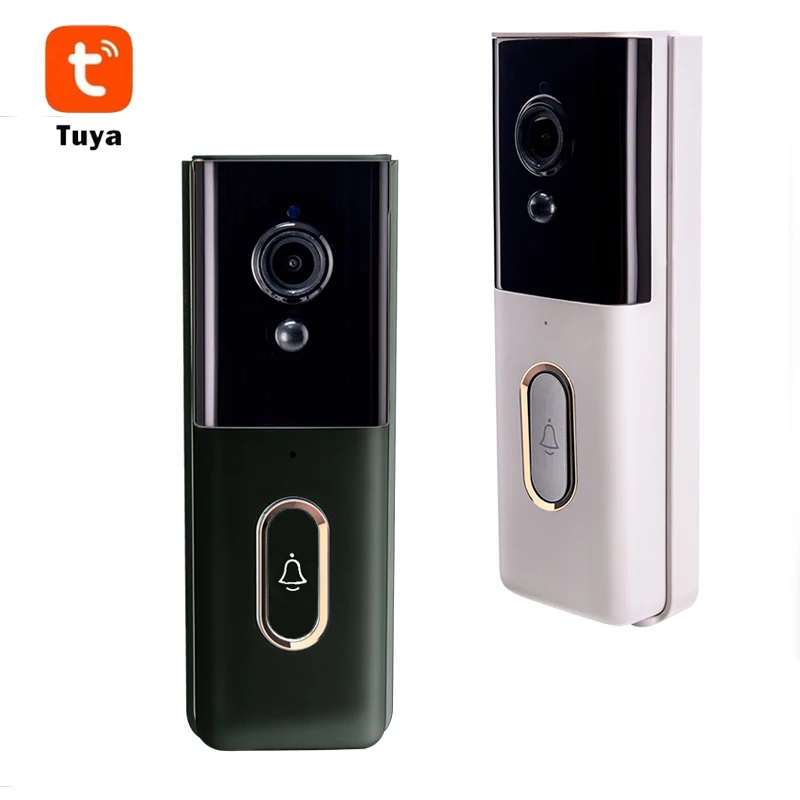 2MP 1080P Tuya APP Wireless WIFI Doorbell Low Power Comsunption Video Door Phone Two Way Intercom Visual Door Viewer