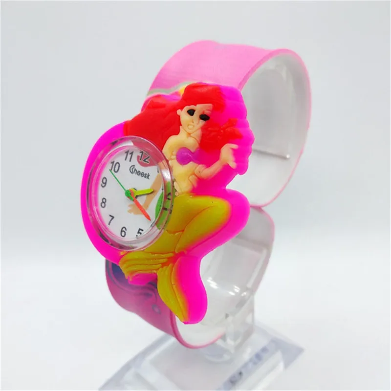 Новинка 2020 красивые часы для девочек детские розовые Мультяшные красочные