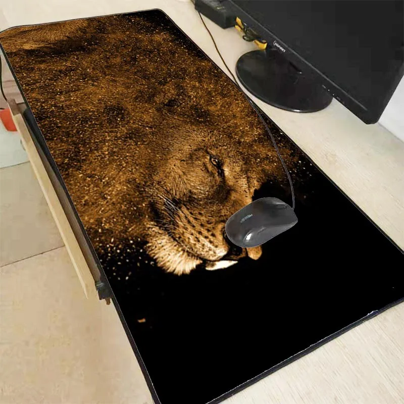 

Mairuige 90X40CM Animal Lion Durable Desktop Large Lock Edge Mousepad Gamer Soft Rubber Professional Gaming Mouse Pad Desk Mat