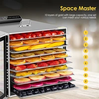 10 layer fruit dryer fruit vegetable dissolving bean meat drying machine small household appliances food dehydration air drying
