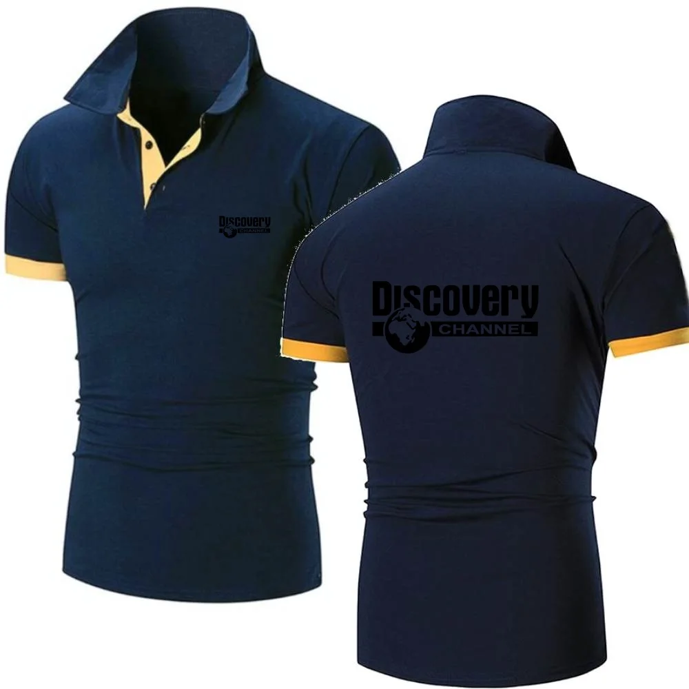 Мужская рубашка-поло для гольфа спортивная одежда футболки с коротким рукавом и