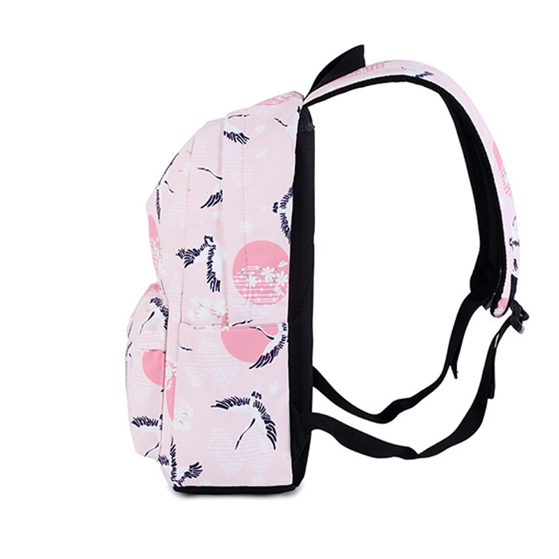 Новый рюкзак из полиэстера водонепроницаемая сумка Женский студенческий