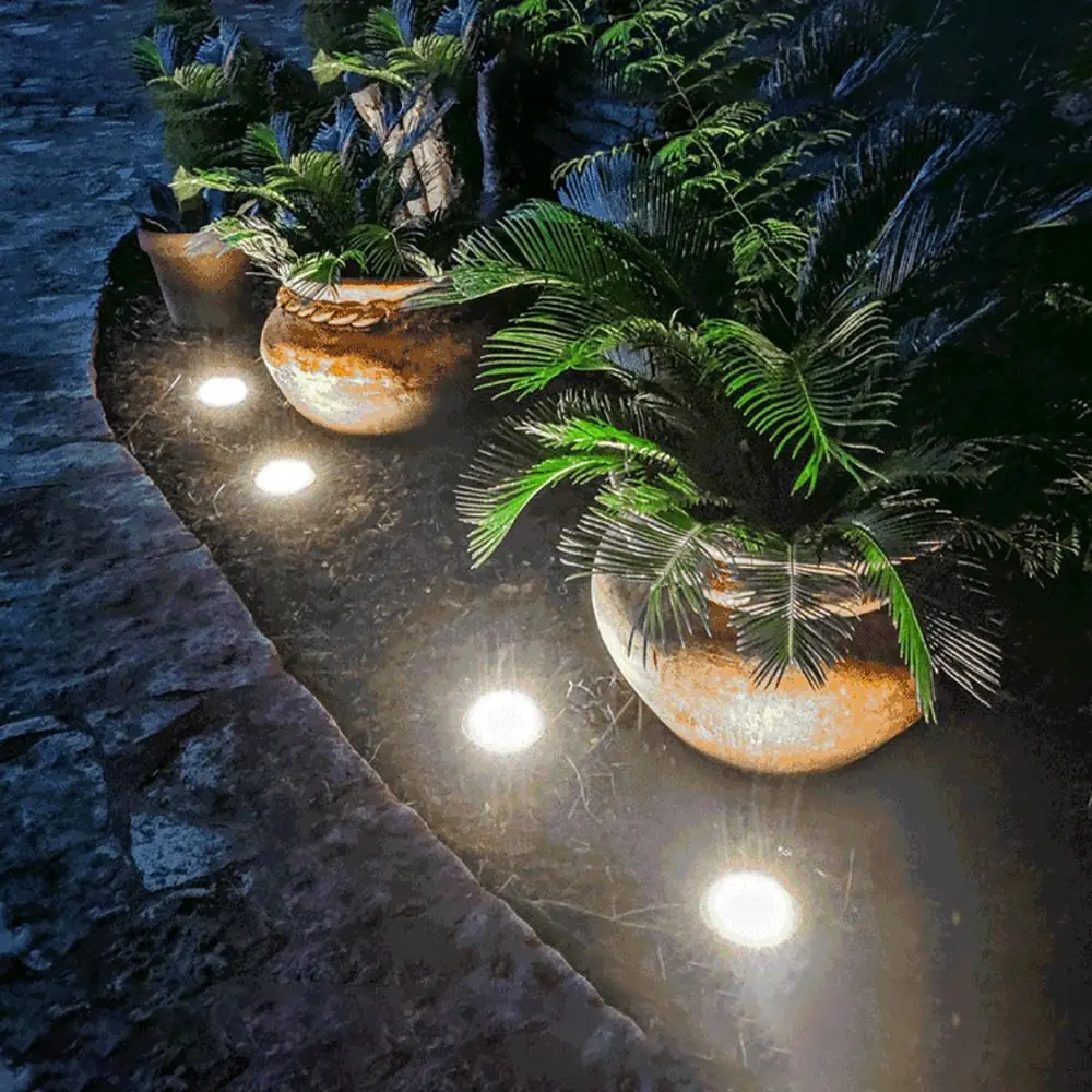 Водонепроницаемые уличные садовые светильники для газона набор фонарей с шипами