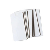 60 hot sale 100pcs 40x20mm white blank label price tags diy paper cards hangtags bookmarks