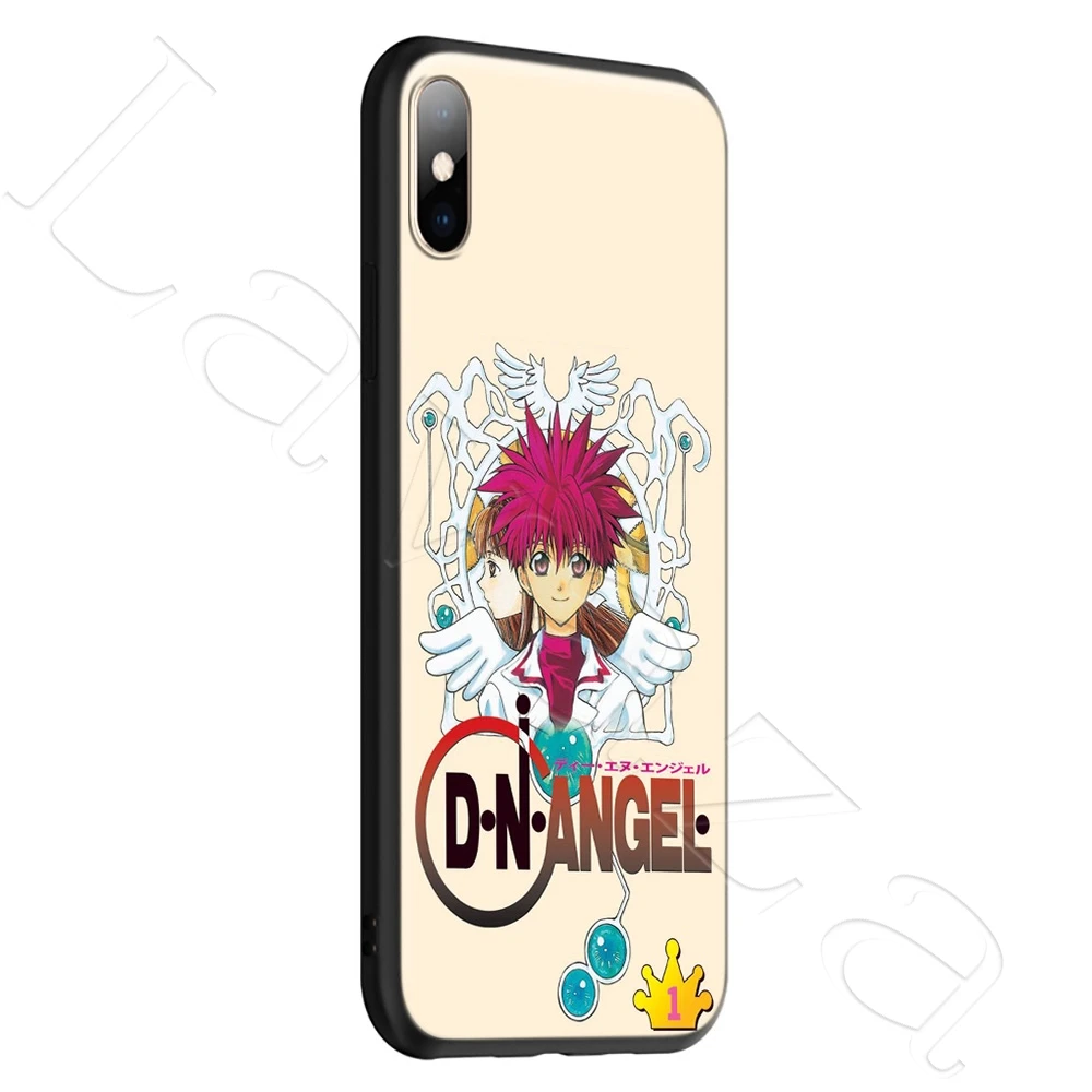 Силиконовый мягкий чехол Lavaza D N ANGEL для iPhone 12 Mini 11 Pro XS Max XR X 8 7 6 6S Plus 5 5S SE | Мобильные