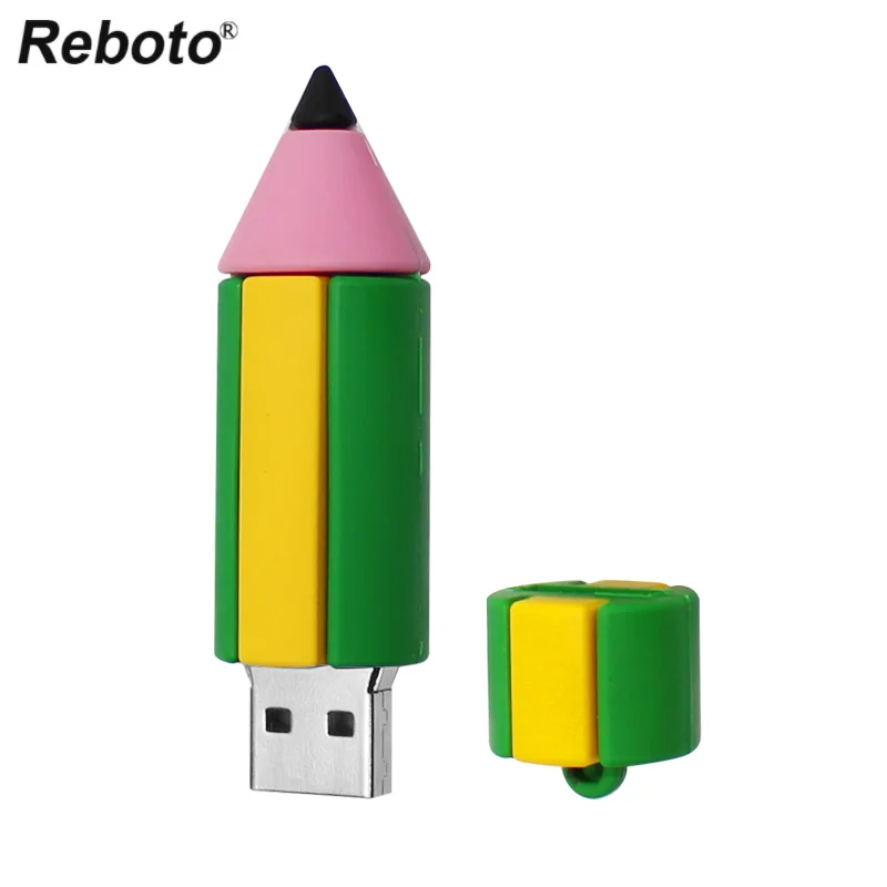 

Cartoon Children Crayon Special Gift USB Pendrive Memory Stick 64GB 32GB 16GB 8GB Cute Colorful Pencil Storage Device U Disk