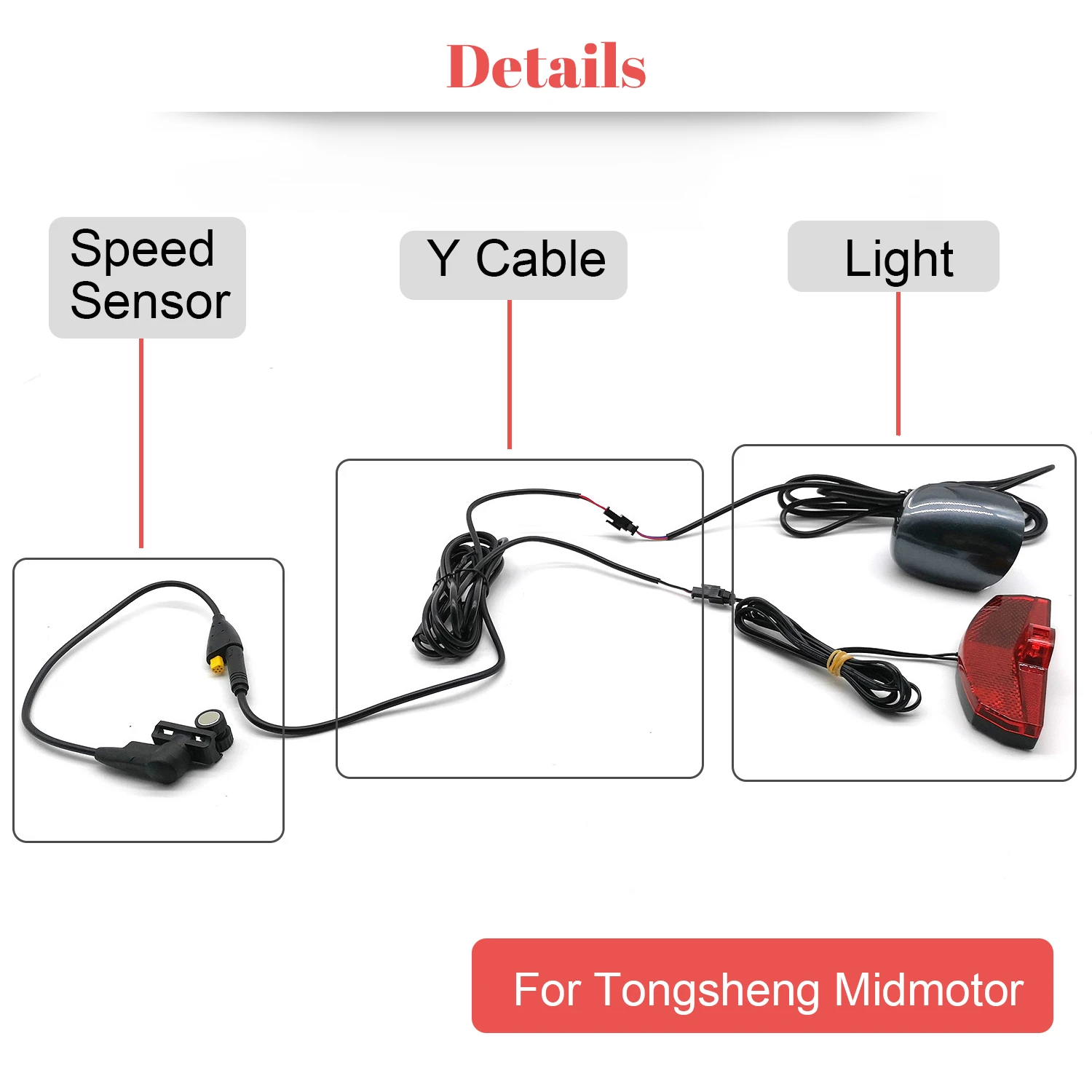 TSDZ2 tongsheng светильник Скорость Сенсор середине приводной двигатель Электрический