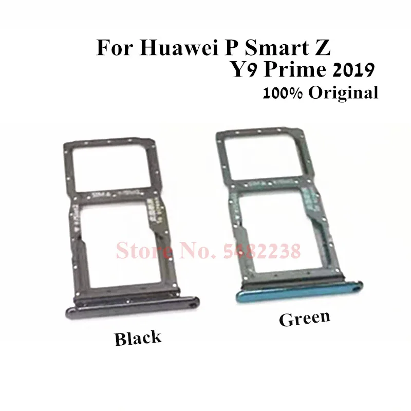 Оригинальный держатель слота для sim-карты Huawei P smart Z Y9 Prime 2019 SD/SIM ридер адаптер карт