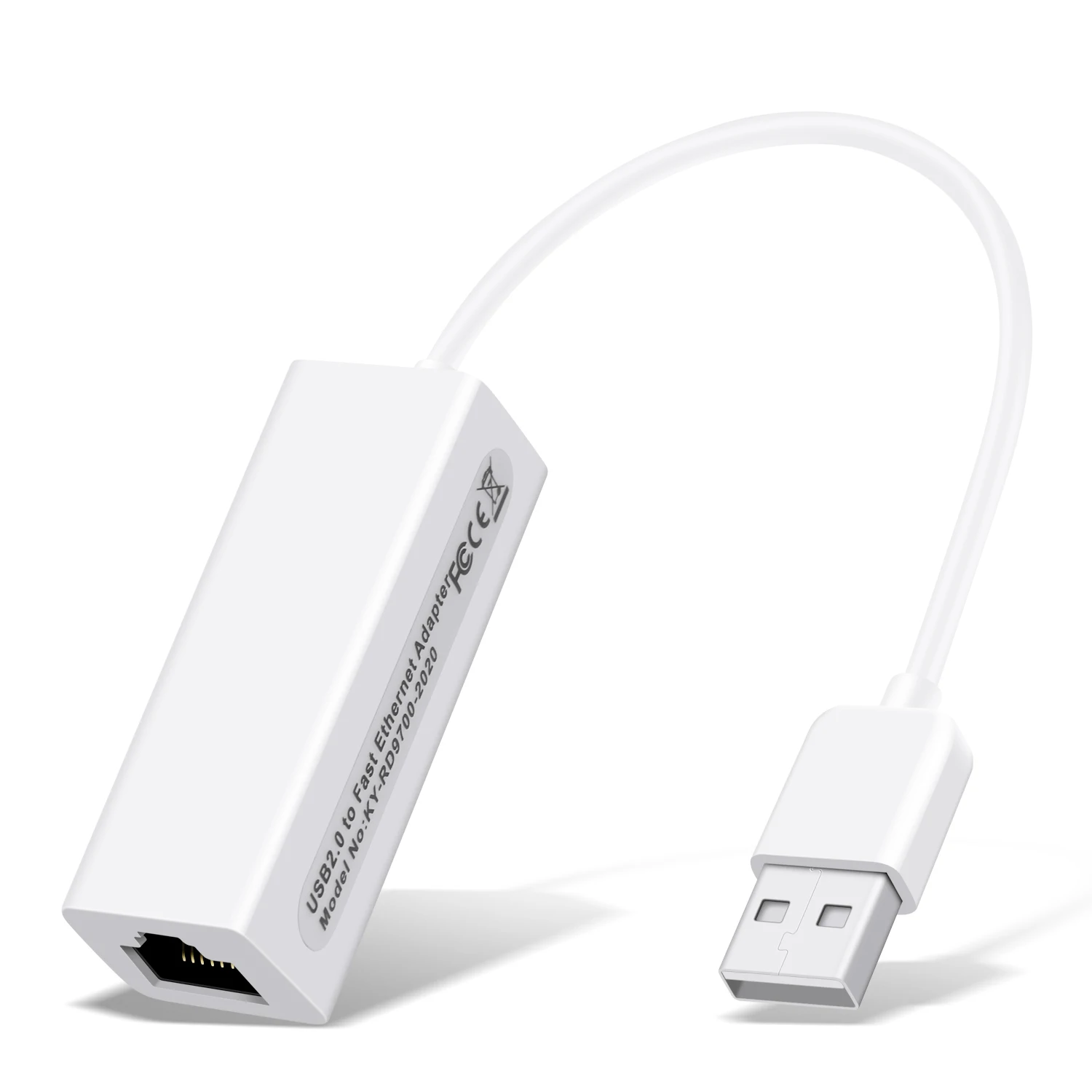 USB для RJ45 Ethernet Lan Сетевой адаптер для ПК ноутбука Windows Mac ChromeOS Linux USB Ethernet Сетевая карта RD9700 H03 - Цвет: Белый