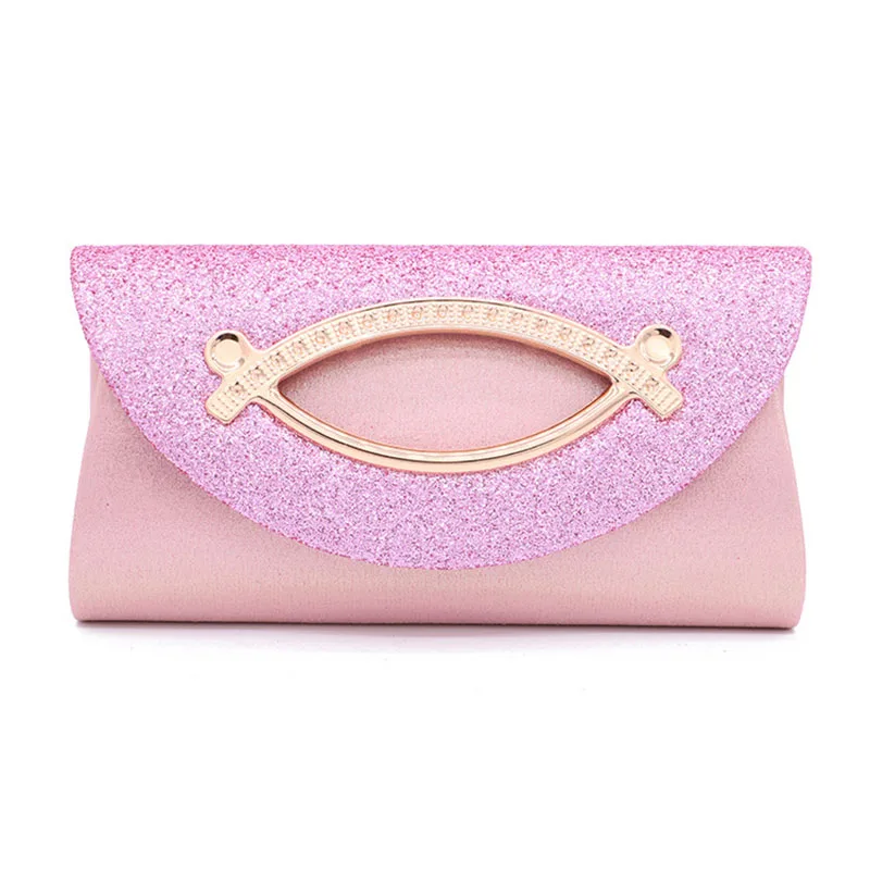 Fashion Shiny Clutch bag For Women Large Capacity Purse Ladies Banquet Party Evening Bag Chain Small Shoulder Crossbody Handbag