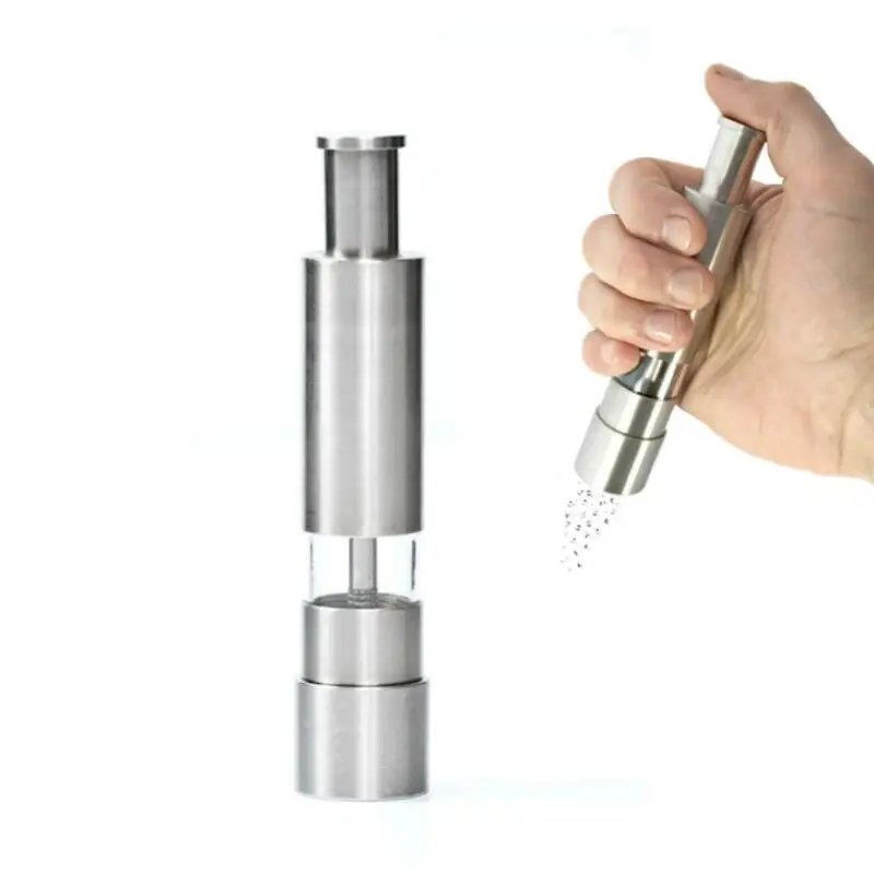 

Stainless Steel Pepper Grinder Portable Manual Pepper Muller Seasoning Grinding Milling Machine LX8339