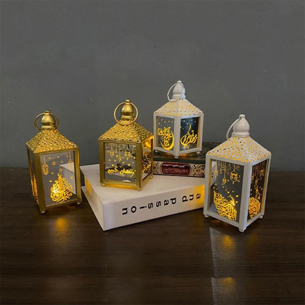 

Ramadan Lanterns Lamp LRamadan Kareem Decoration For Home ED Eid Mubarak Decor Lights Muslim Islam Festival Party Supplies