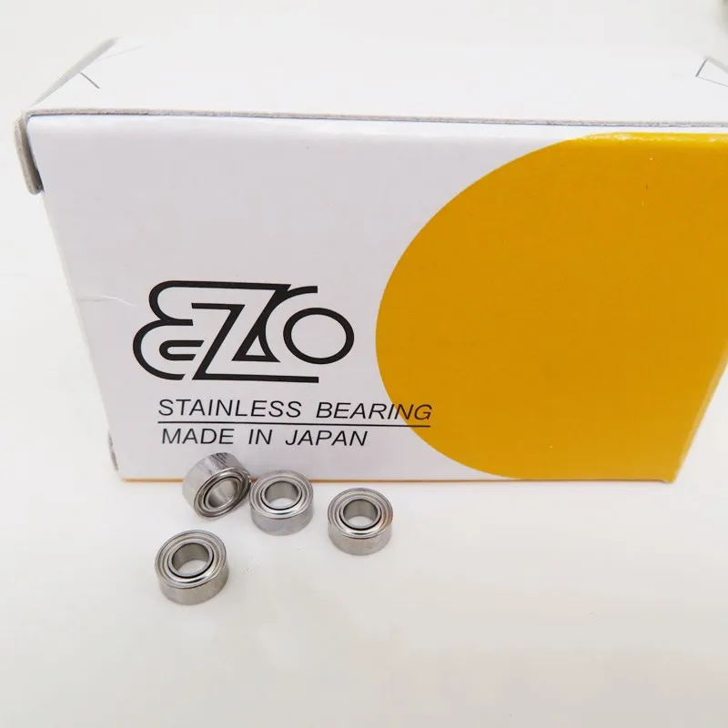 10 قطعة/50 قطعة اليابان EZO المقاوم للصدأ تحمل SMR63ZZ 3*6*2.5 مللي متر DDL-630ZZ S673ZZ عالية السرعة مصغرة الكرات 3x6x2.5