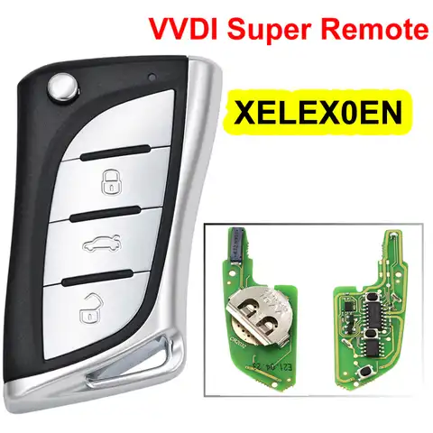 Универсальный супер-дистанционный ключ Xhorse серии XELEX0EN XE для Lexus тип для VVDI2 VVDI мини-ключ инструмент английская версия XELEXOEN